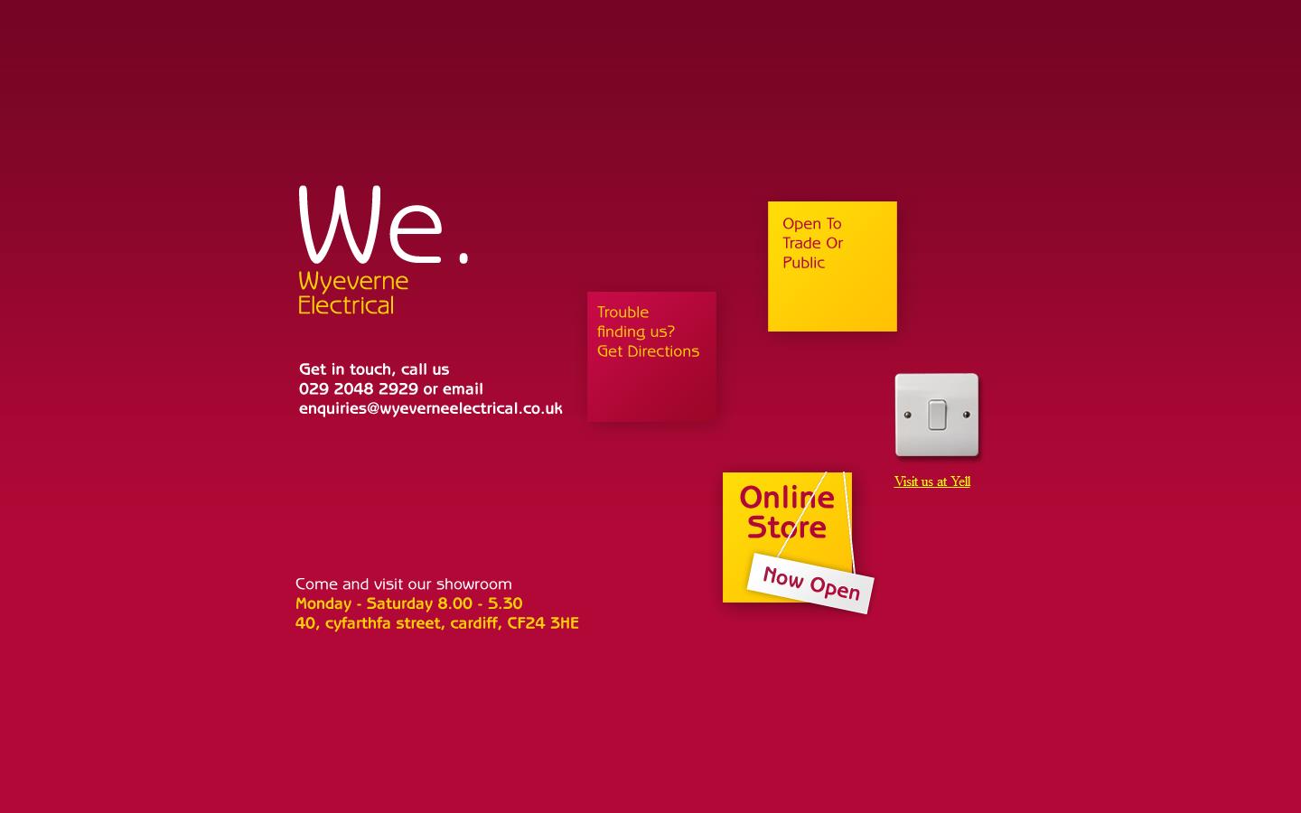 Wyeverne Electrical Website