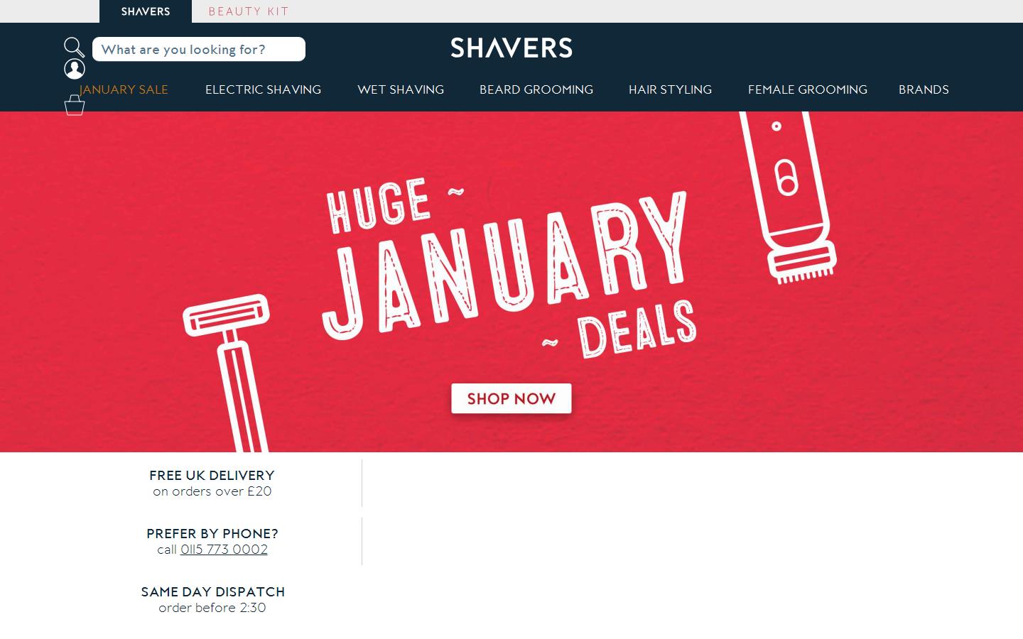 Olympic Shaver Centre Website