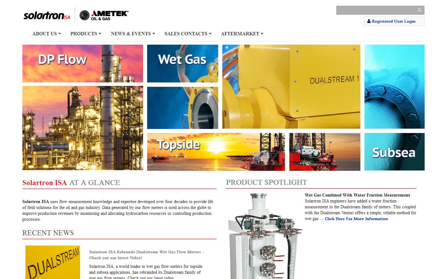 Solartron I S A Website