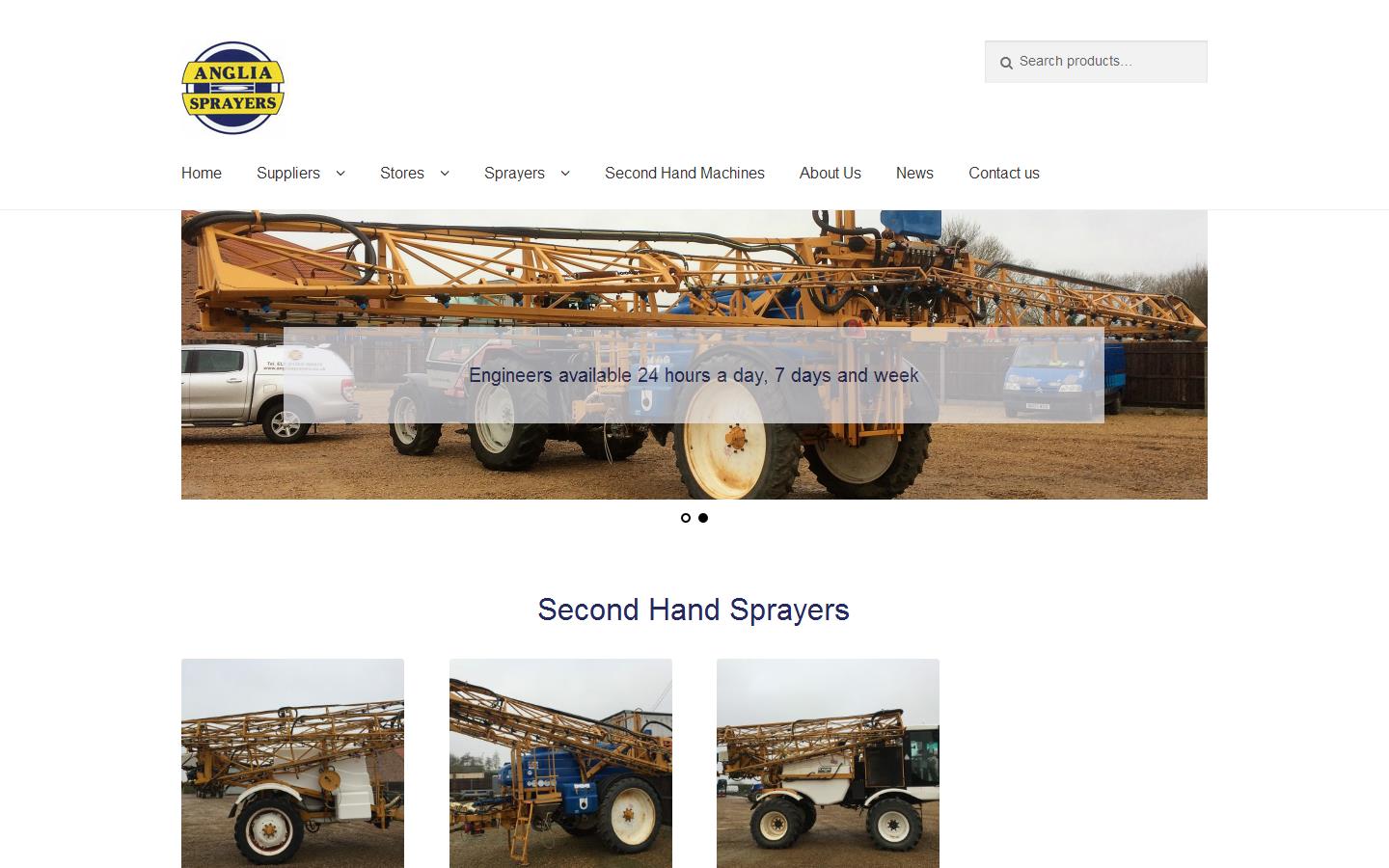 Anglia Sprayers Website