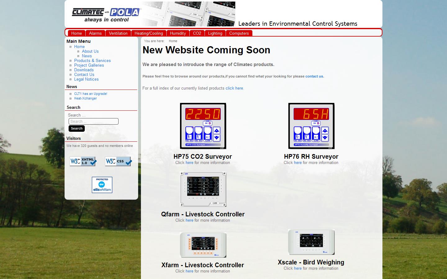 Climatec Systems Ltd Website