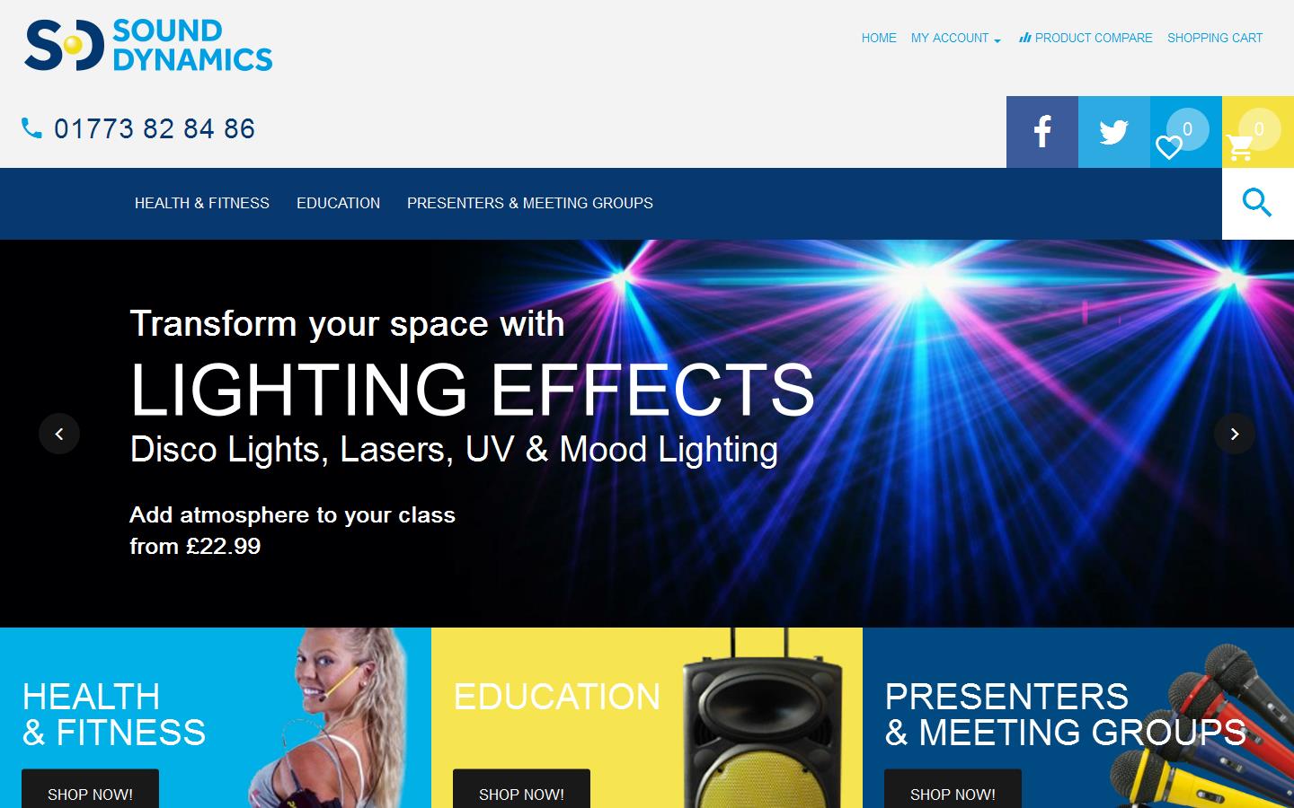 Sound Dynamics Ltd Website