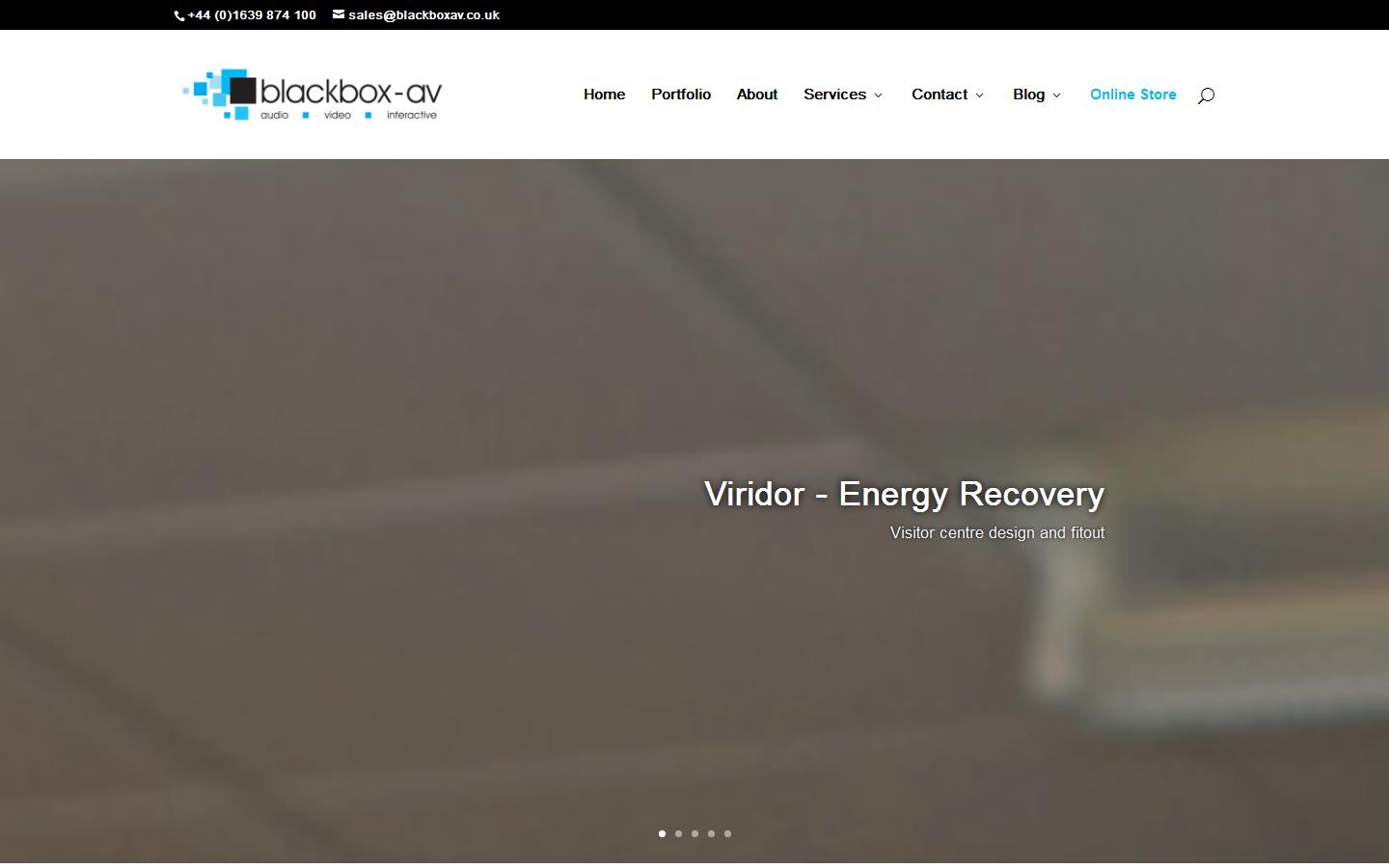 Blackbox - A V Website