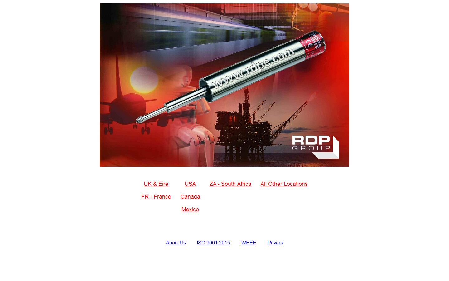 R D P Electronics Ltd Website