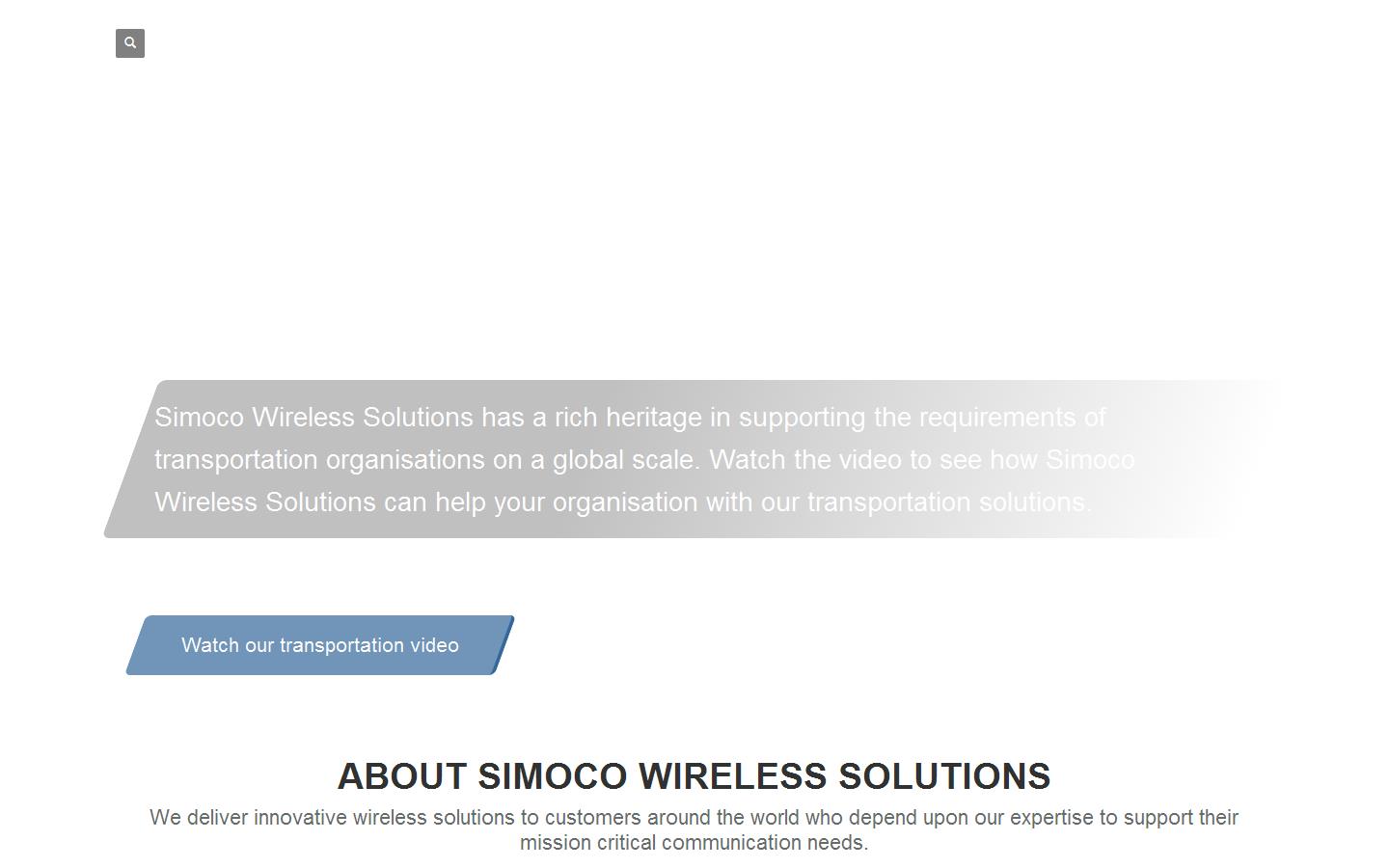 Simoco Wireless Solutions Website
