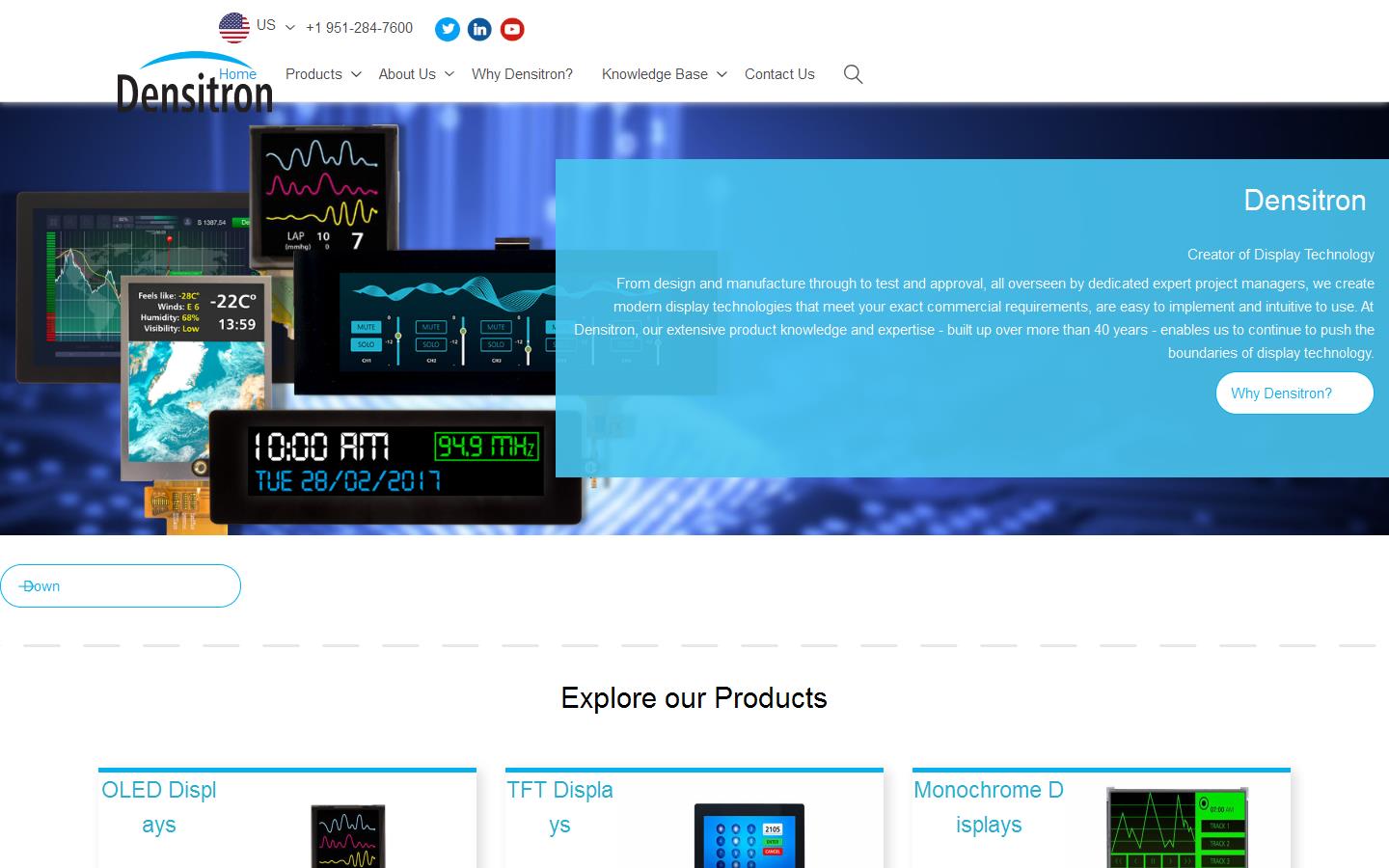 Densitron UK Ltd Website