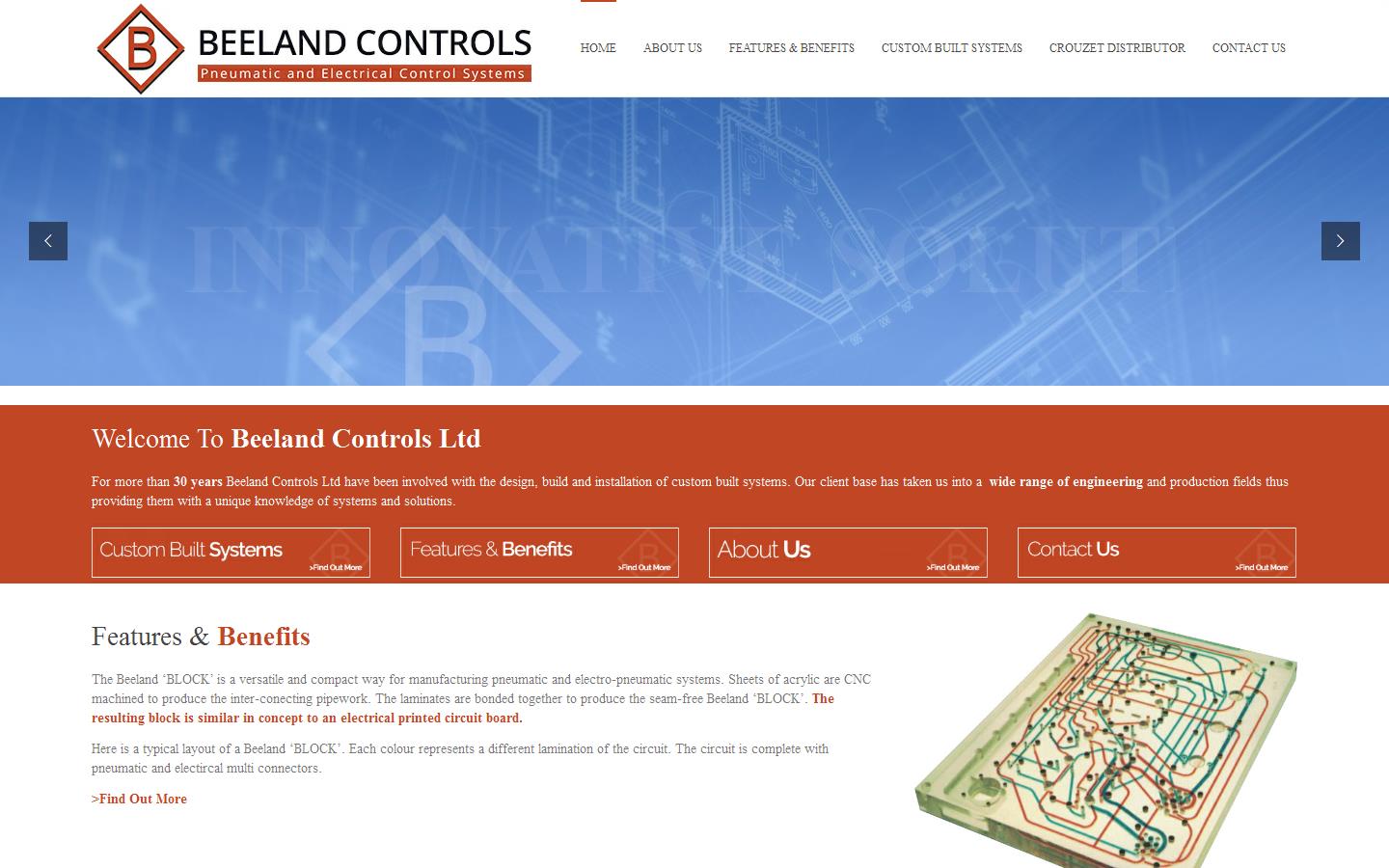 Beeland Controls Website