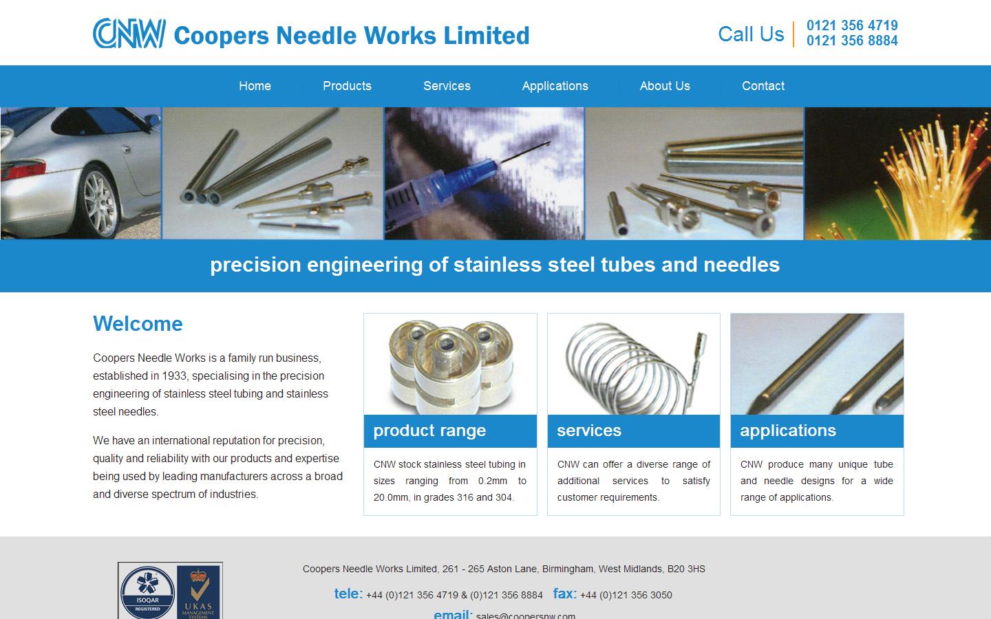 Coopers Needleworks Ltd Website
