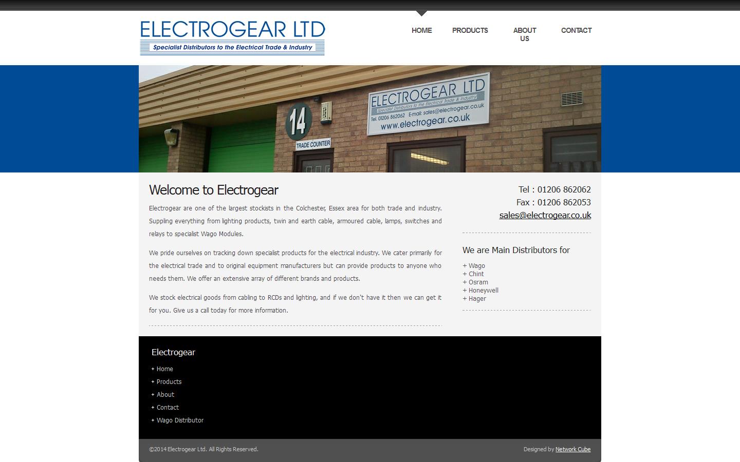 Electrogear Ltd Website