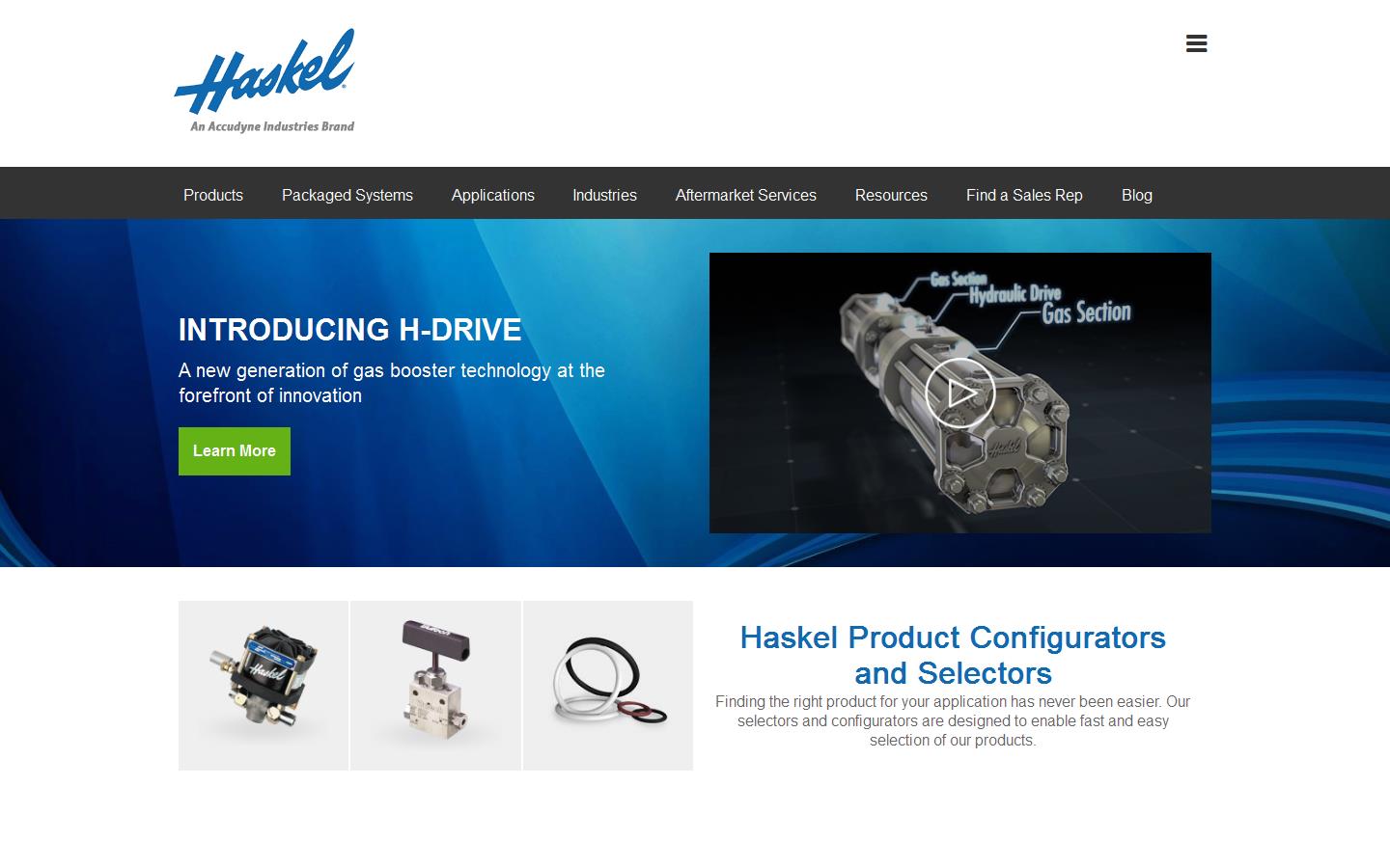 Haskel Europe Ltd Website