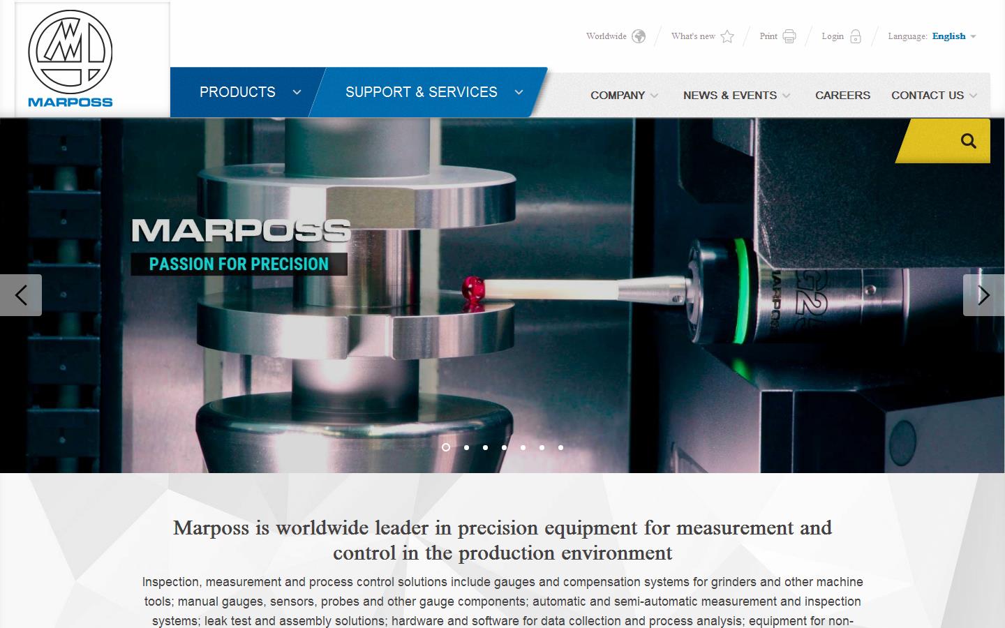 Marposs Website