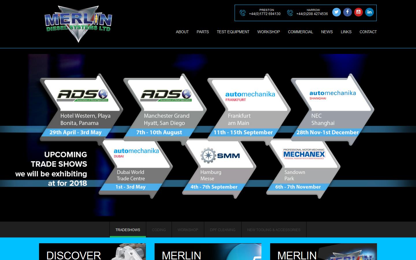 Merlin Diesel Systems Ltd Website