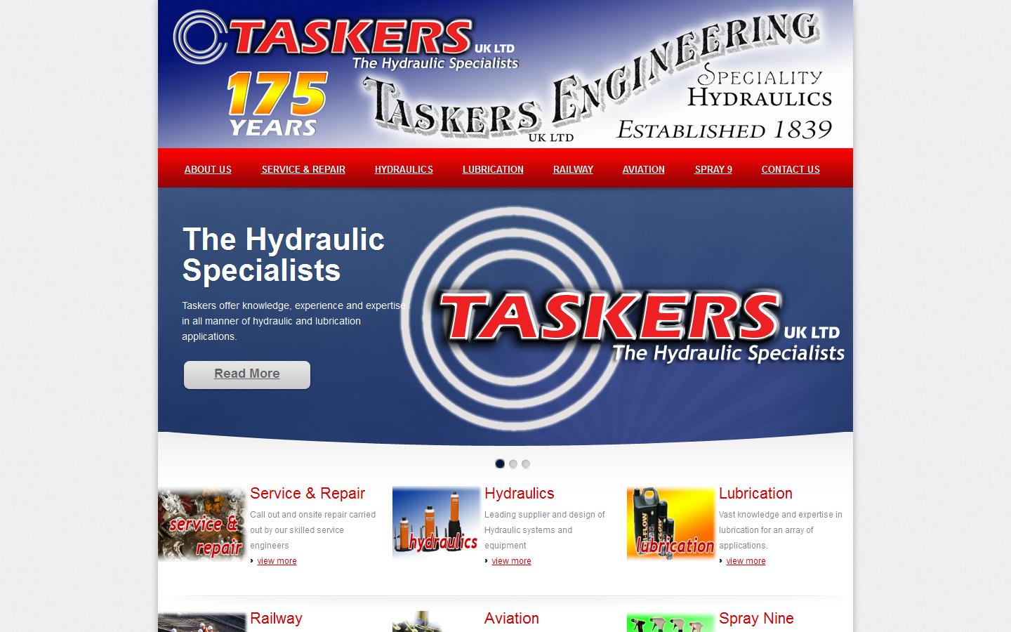 Taskers UK Ltd Website
