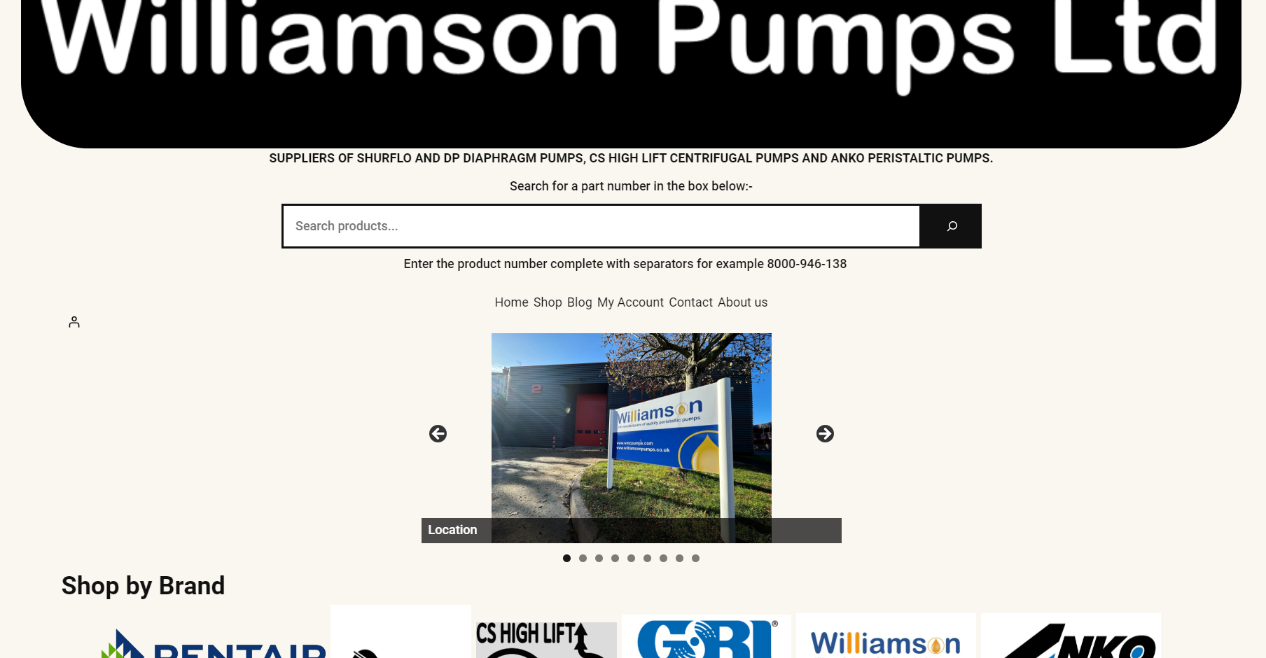 Williamson Pumps Ltd Website