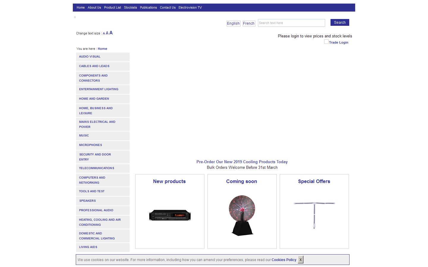 Electrovision Website