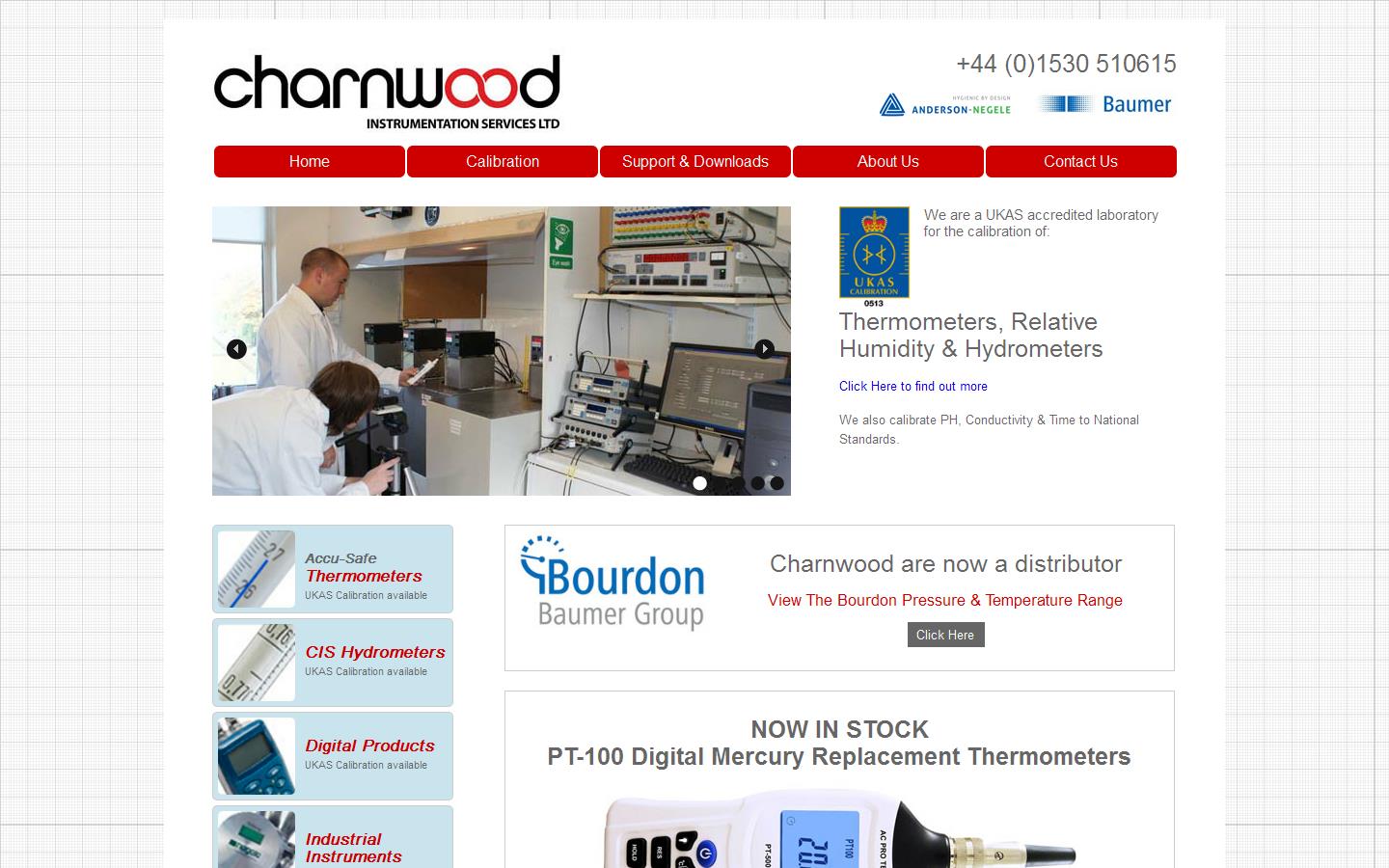 Charnwood Instrumentation Services Ltd Website