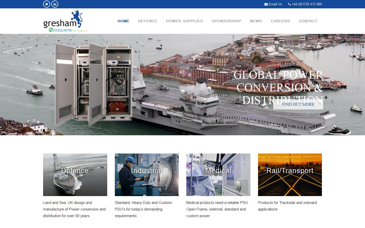 Gresham Power Website