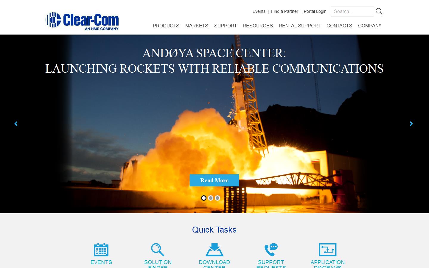Clear-com Website