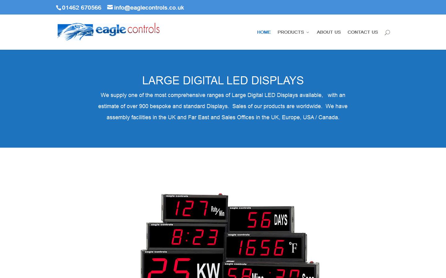 Eagle Controls Website