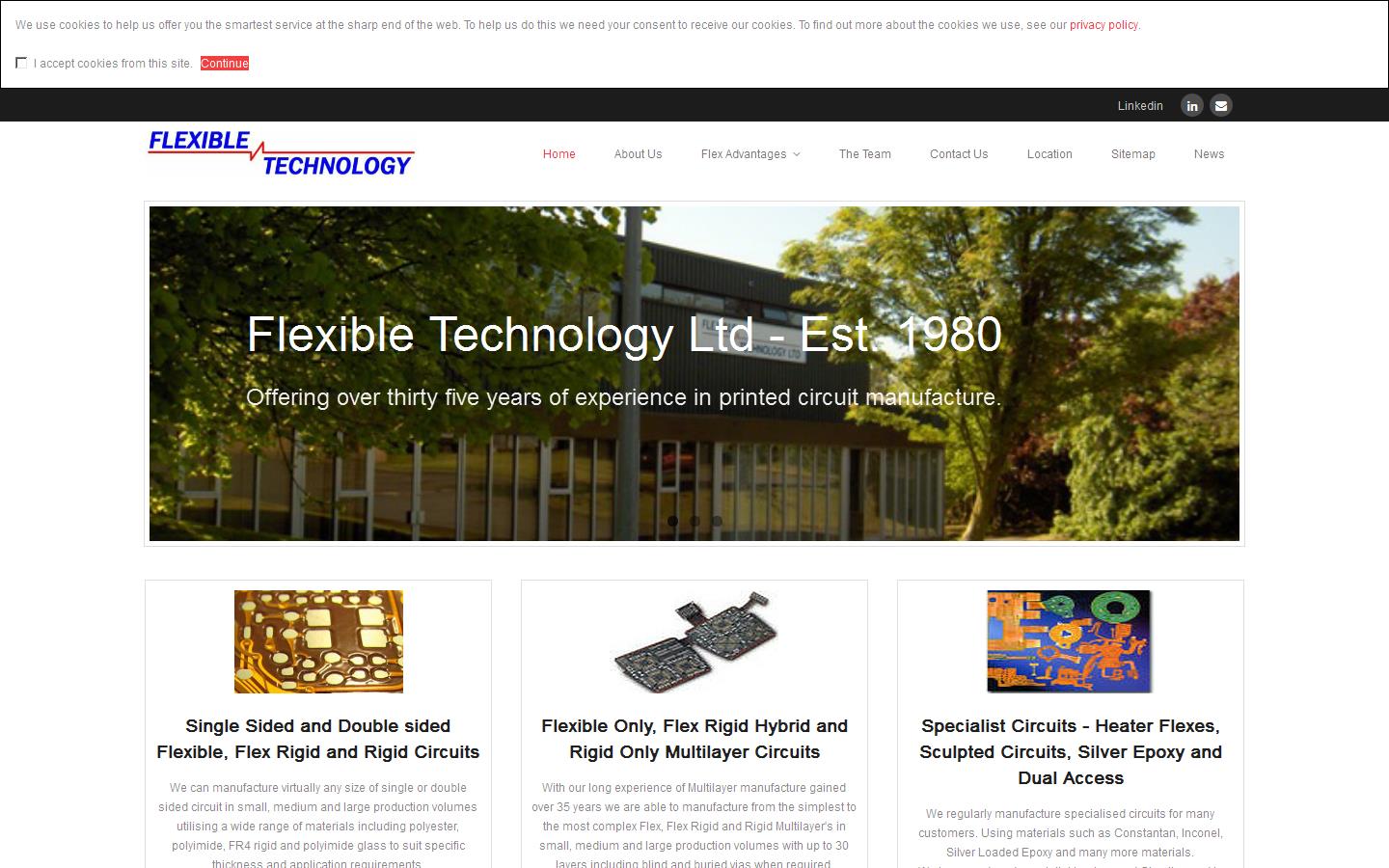 Flexible Technology Ltd Website