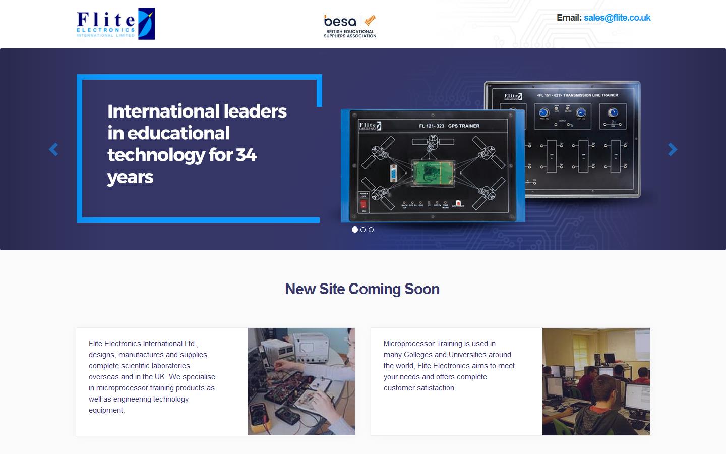 Flite Electronics International Ltd Website