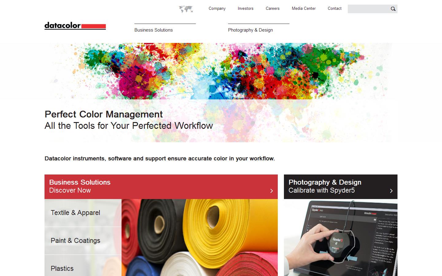 Datacolor Website