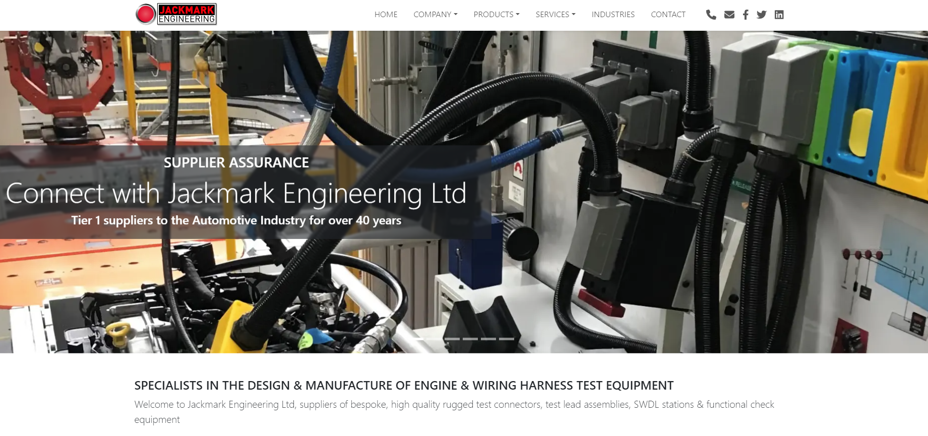 Jackmark Engineering Website