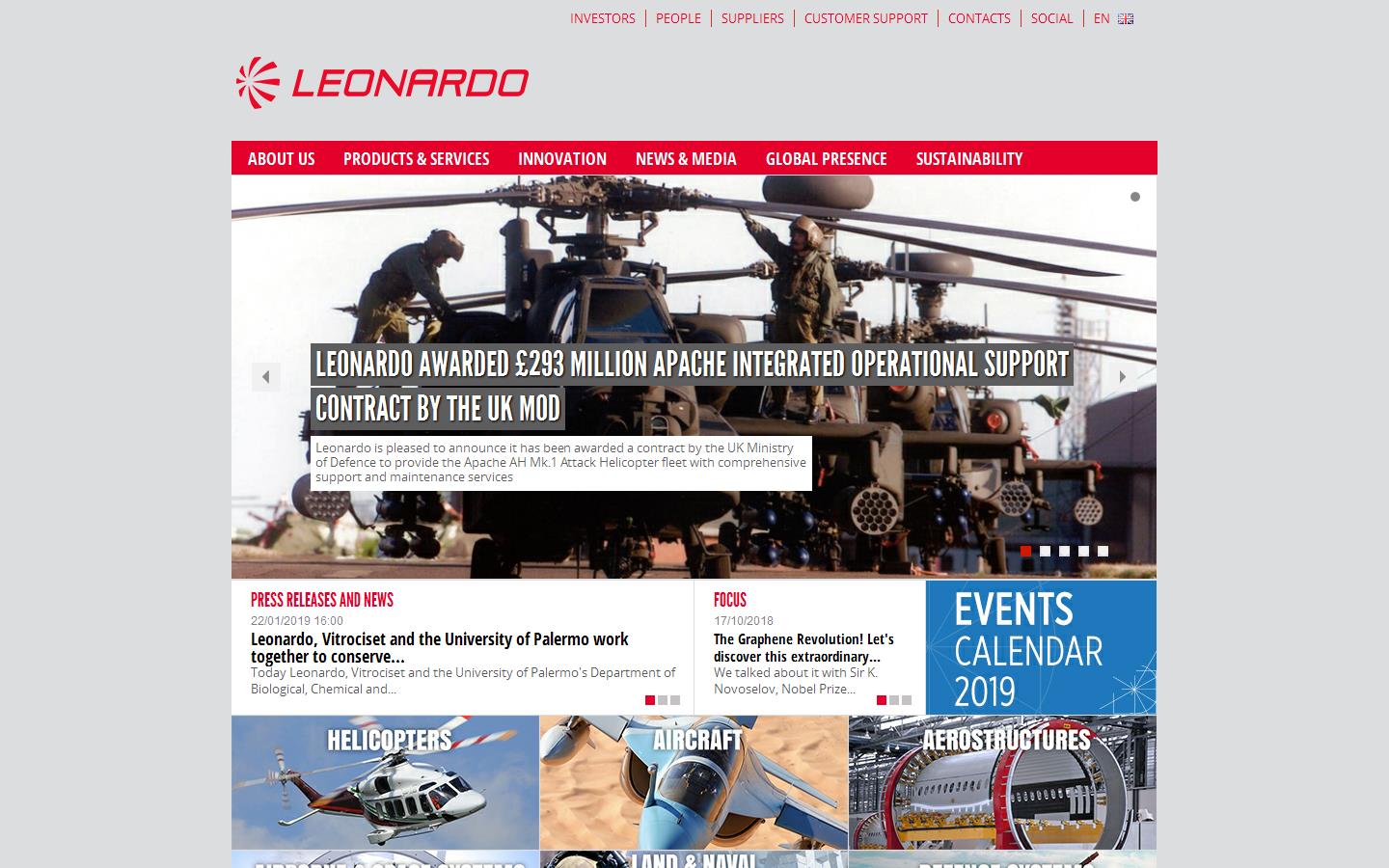 Leonardo Website
