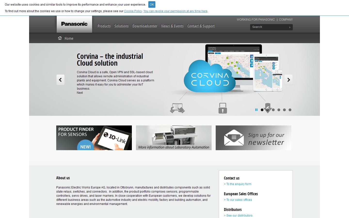 Panasonic Electric Works Website