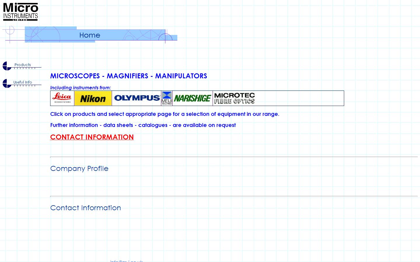 Micro Instruments Website