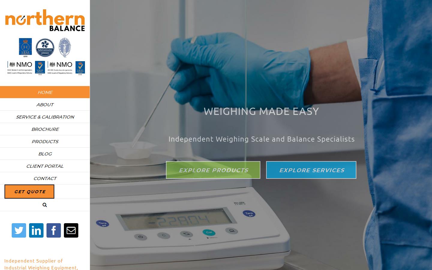 Northern Balance Ltd Website