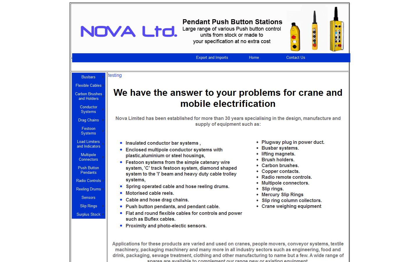 Nova Ltd Website