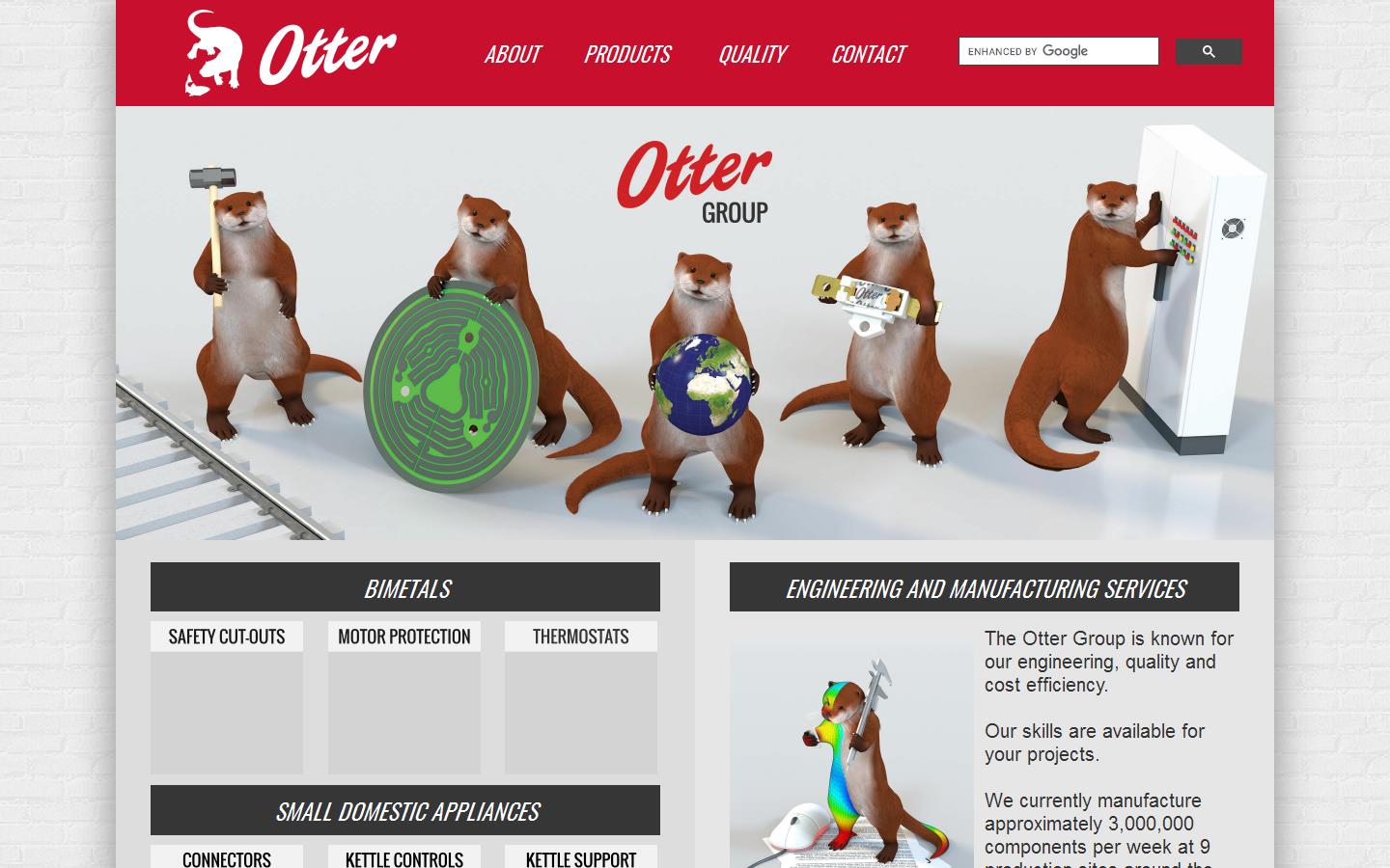 Otter Controls Ltd Website
