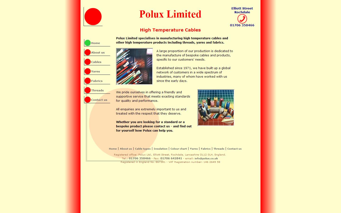 Polux Ltd Website