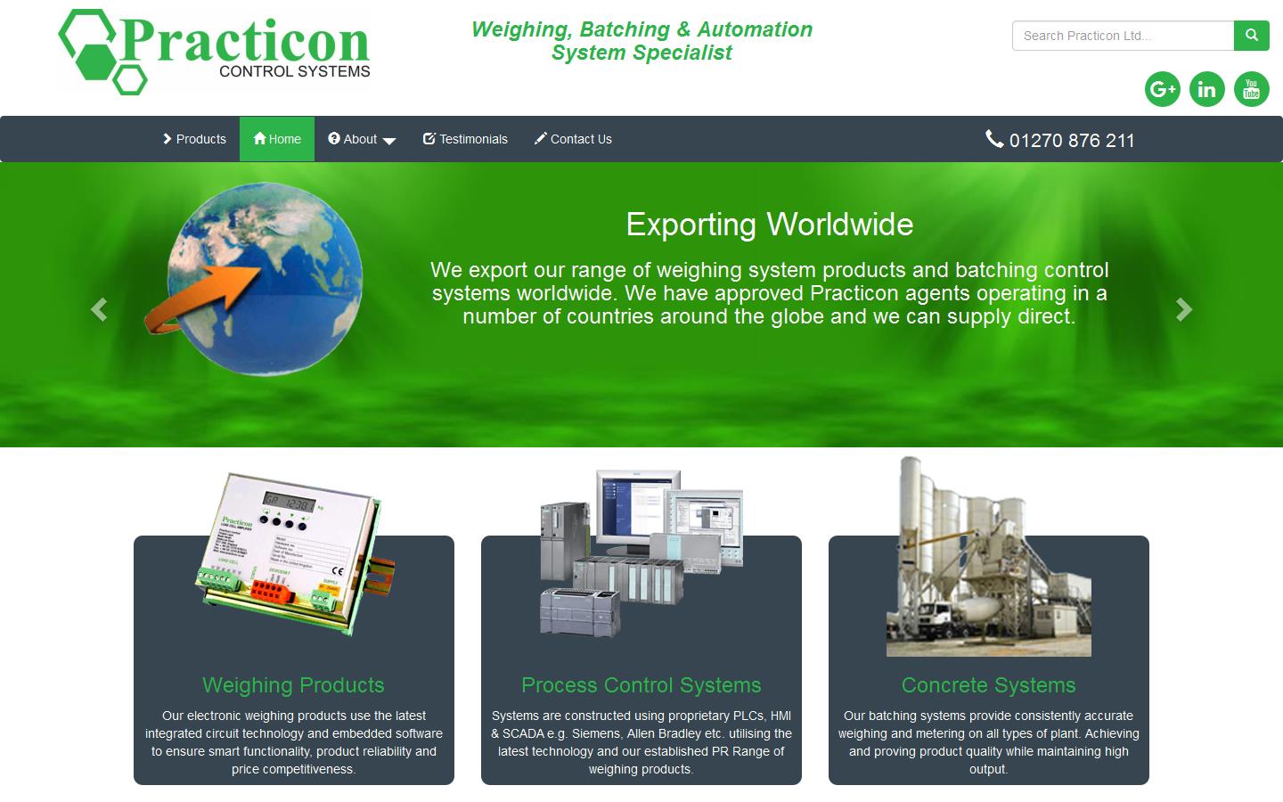 Practicon Ltd Website