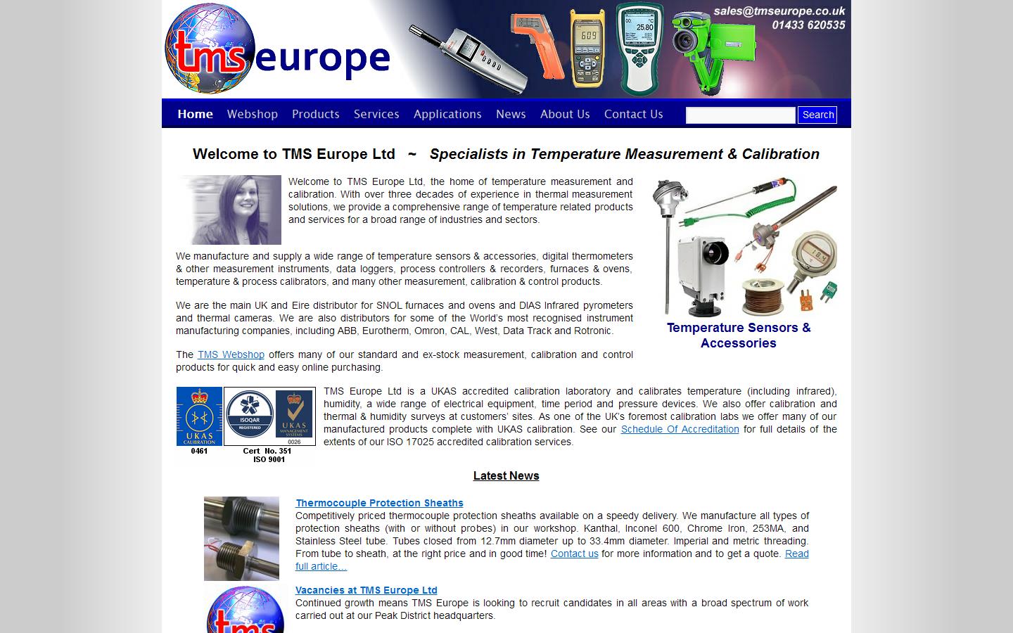 T M S Europe Ltd Website