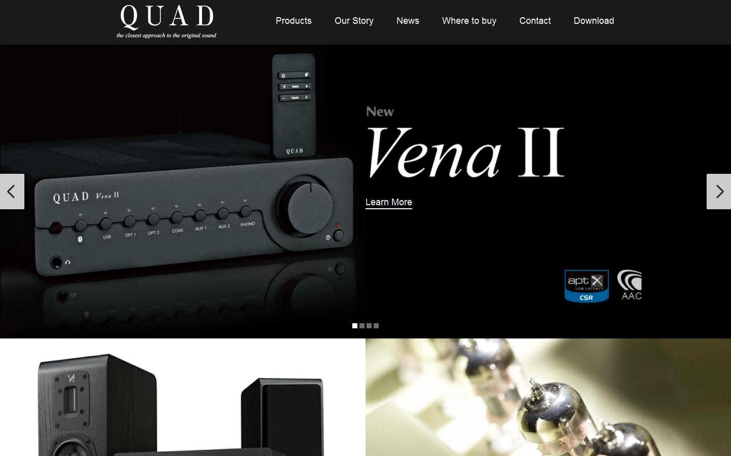 Quad Electroacoustics Ltd Website