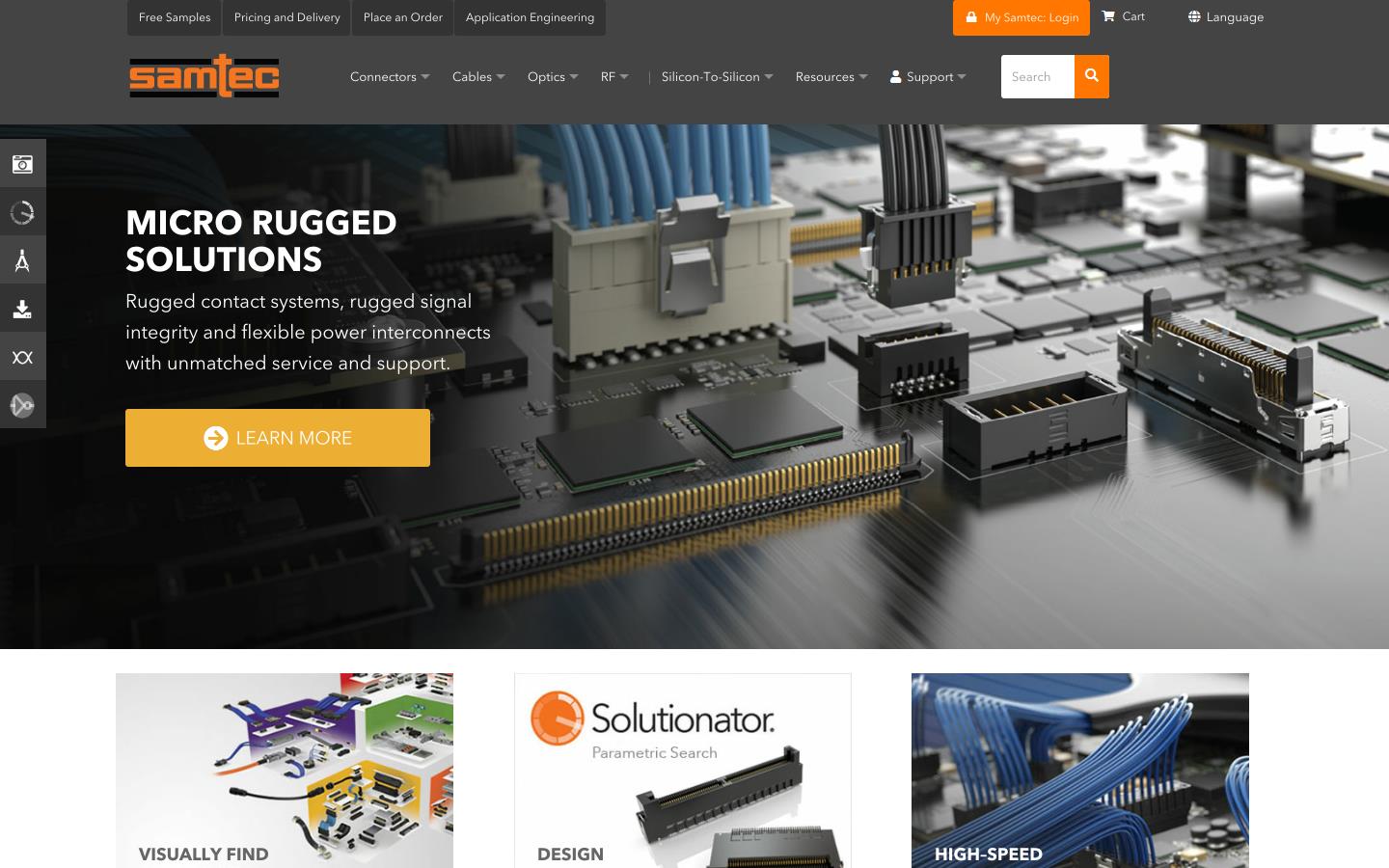 Samtec Europe Ltd Website