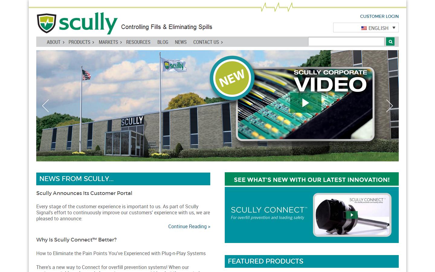 Scully UK Ltd Website