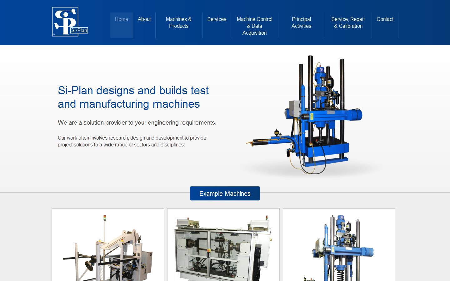 Si-plan Electronics Research Ltd Website