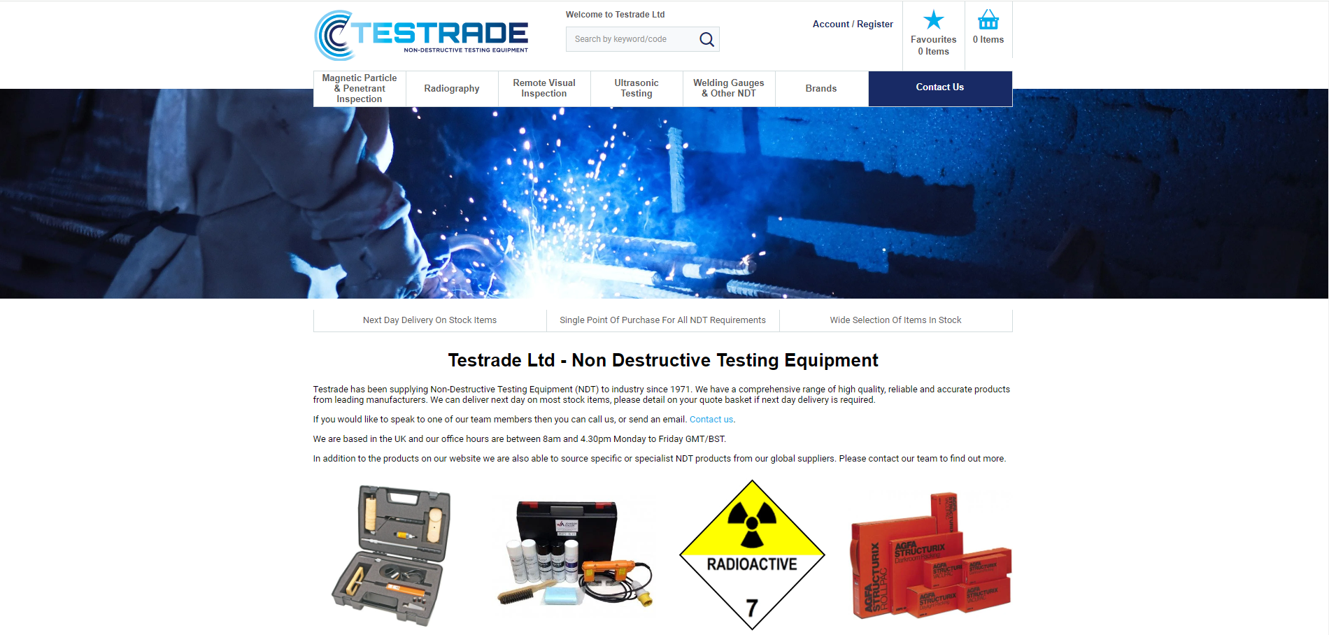 Testrade Ltd Website