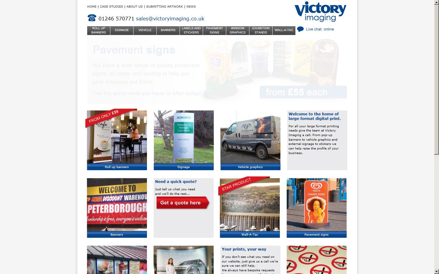 Victory Imaging Website