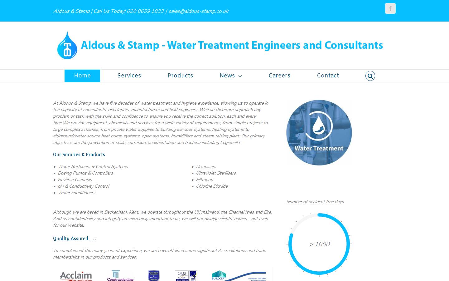 Aldous & Stamp Website