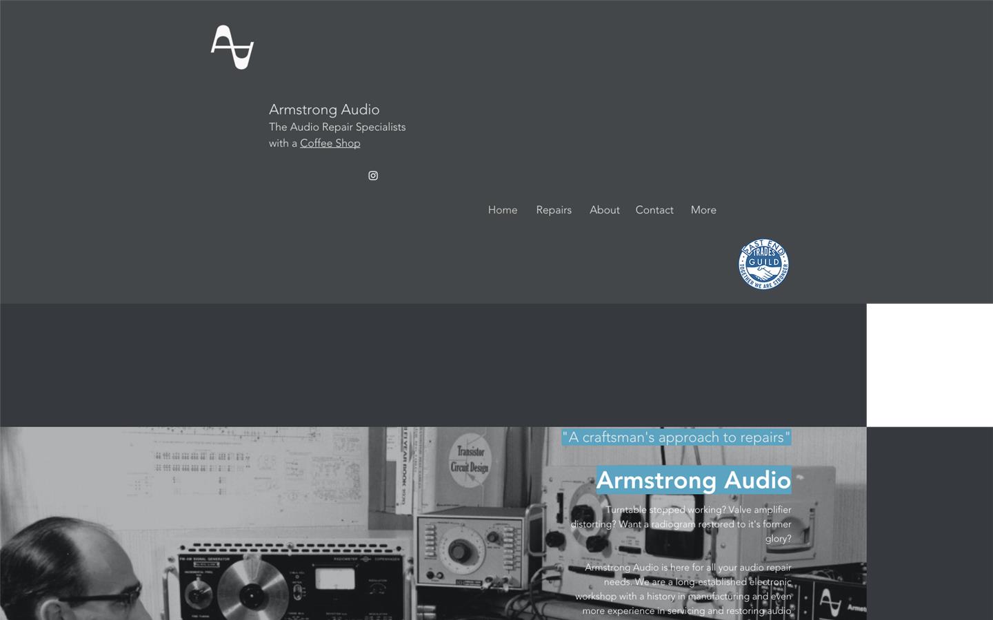 Armstrong Hi-fi & Video Service Ltd Website
