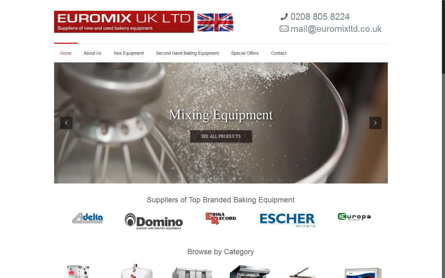 Euromix UK Ltd Website