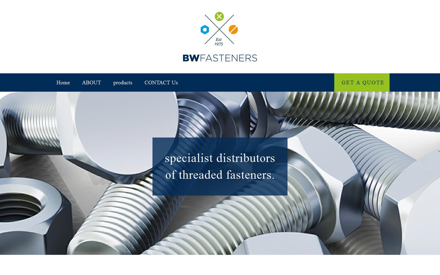 BW Fasteners Ltd Website