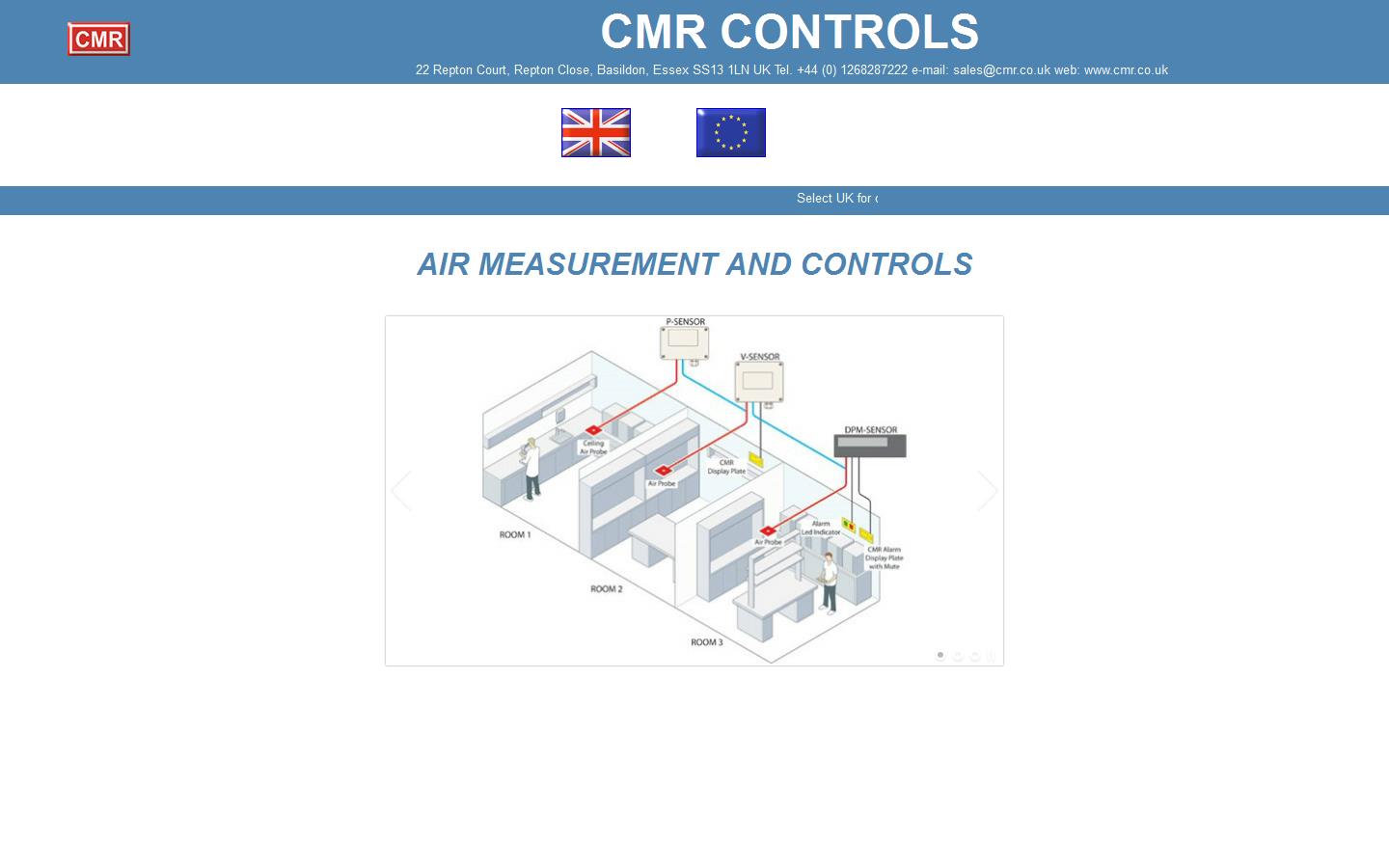 C M R Controls Website