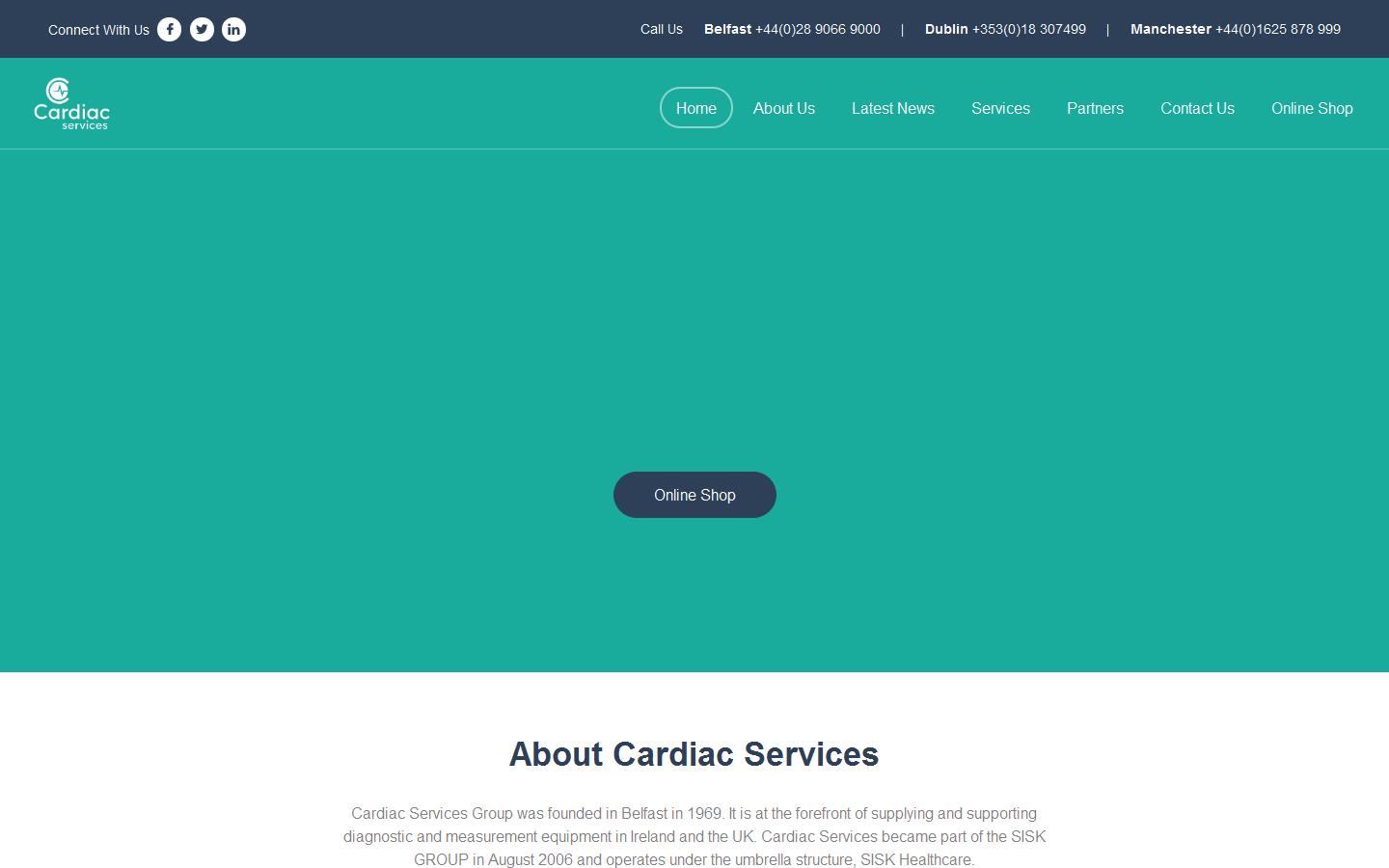 Cardiac Services Website