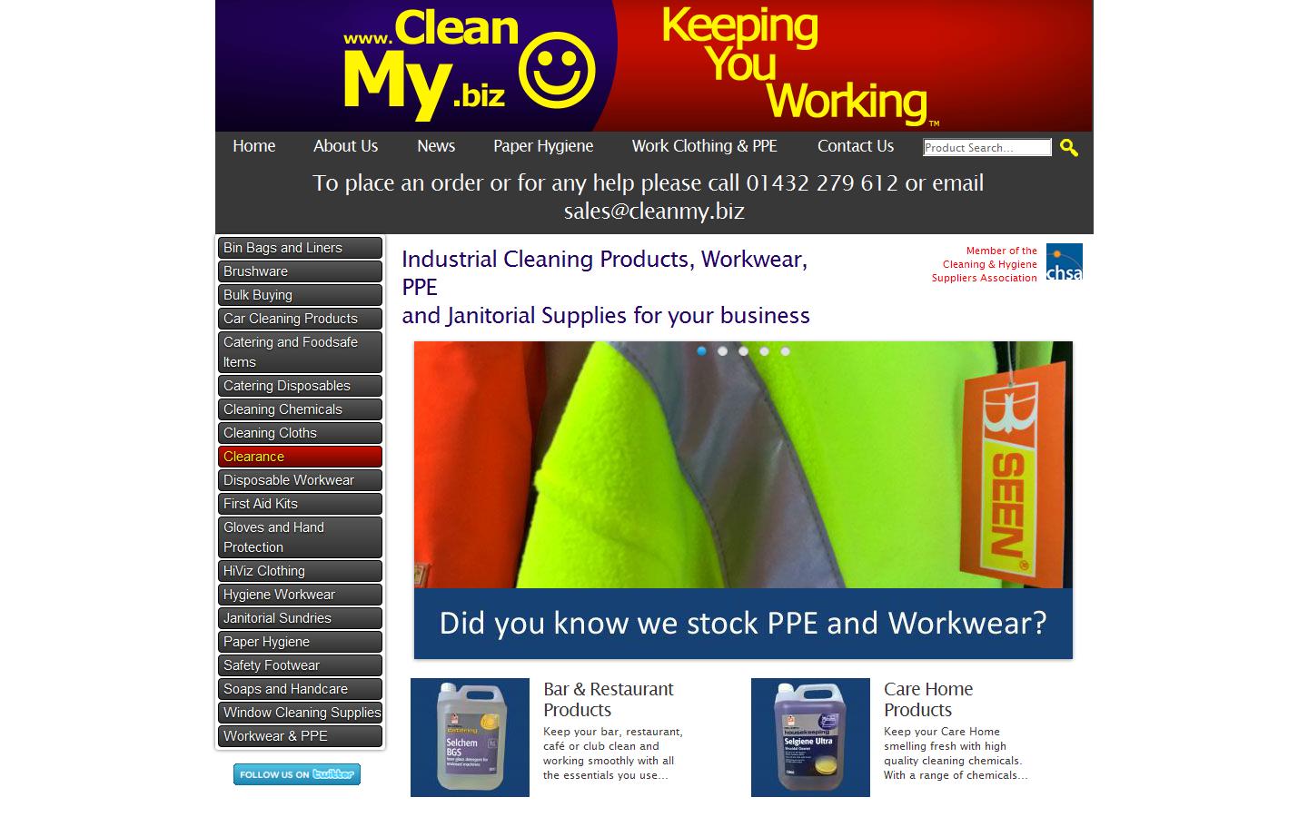 Clean My Website