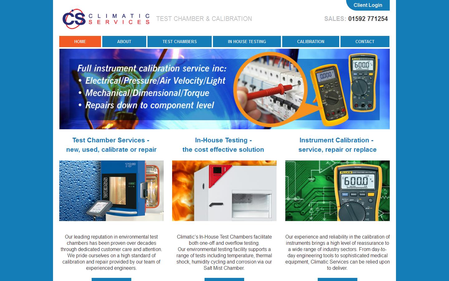 Climatic Services Website